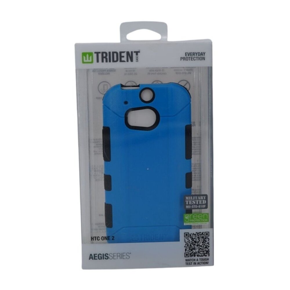 Trident Aegis Series Case for HTC One 2 – Blue, Military-Grade Protection